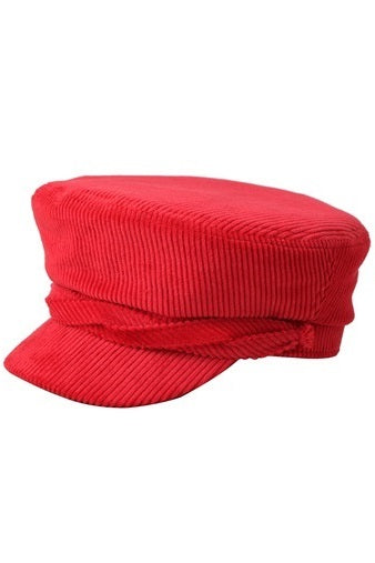 Black Cotton Greek Fisherman Hat – Red Zone